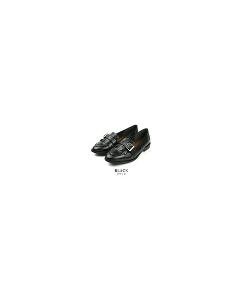Shoe Fantasy(シューファンタジー)の「日本製 マニッシュフリンジローファー(ローファー・レディース・ブラウン/ブラック/グリーン/ホワイト・22.0~25.0cm/22.0~25.0cm)」の8枚目の写真