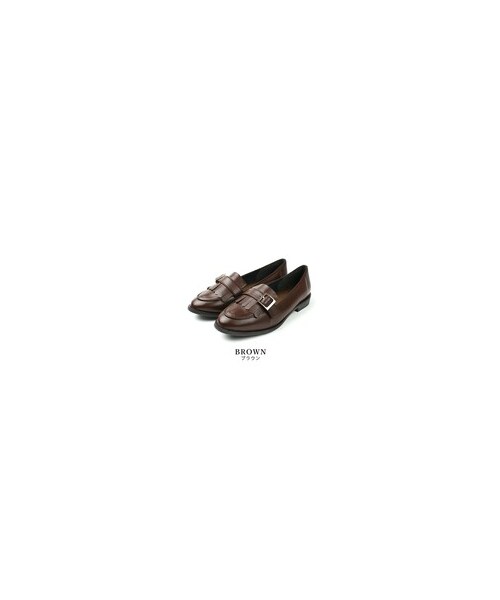 Shoe Fantasy(シューファンタジー)の「日本製 マニッシュフリンジローファー(ローファー・レディース・ブラウン/ブラック/グリーン/ホワイト・22.0~25.0cm/22.0~25.0cm)」の9枚目の写真
