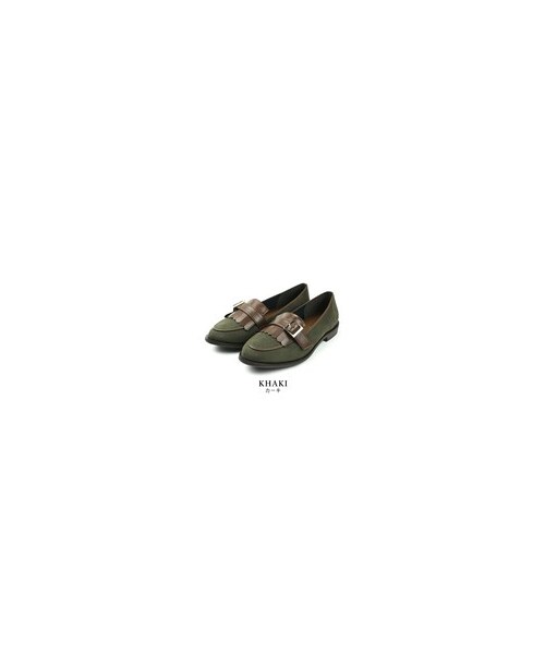 Shoe Fantasy(シューファンタジー)の「日本製 マニッシュフリンジローファー(ローファー・レディース・ブラウン/ブラック/グリーン/ホワイト・22.0~25.0cm/22.0~25.0cm)」の10枚目の写真