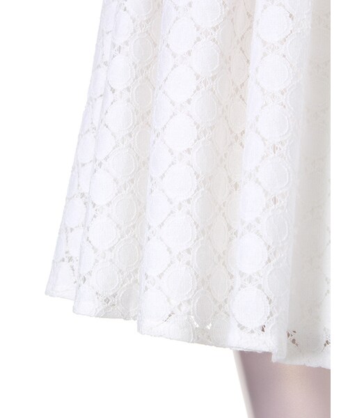 LAGUNAMOON（ラグナムーン）の「【CASUAL】レースボリュームフレアスカート（スカート・レディース・ホワイト/ブラック/ネイビー・S/M）」の8枚目の写真