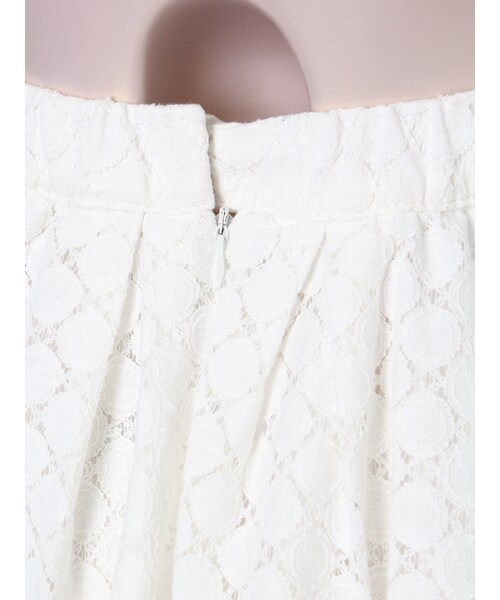 LAGUNAMOON（ラグナムーン）の「【CASUAL】レースボリュームフレアスカート（スカート・レディース・ホワイト/ブラック/ネイビー・S/M）」の9枚目の写真