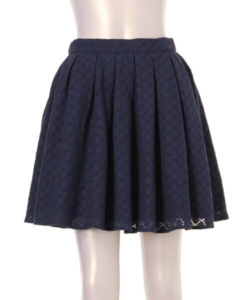 LAGUNAMOON（ラグナムーン）の「【CASUAL】レースボリュームフレアスカート（スカート・レディース・ホワイト/ブラック/ネイビー・S/M）」の3枚目の写真