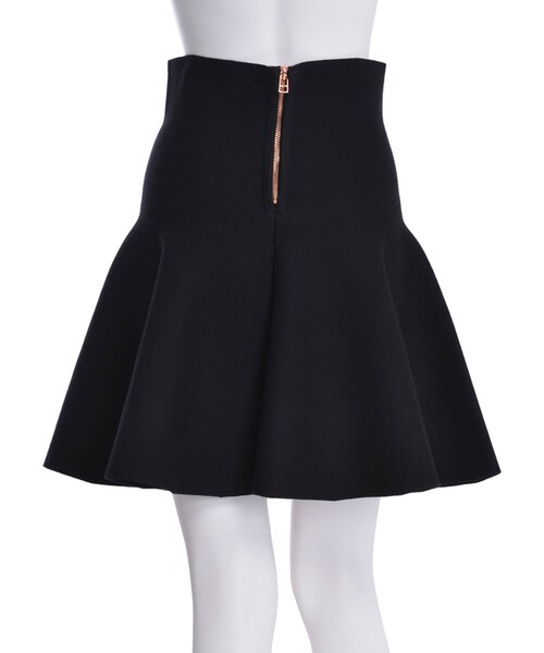 LAGUNAMOON（ラグナムーン）の「フォルムフレアニットスカート（スカート・レディース・ホワイト/ブラック/カーキ・S/M）」の7枚目の写真