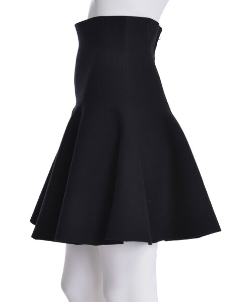 LAGUNAMOON（ラグナムーン）の「フォルムフレアニットスカート（スカート・レディース・ホワイト/ブラック/カーキ・S/M）」の6枚目の写真