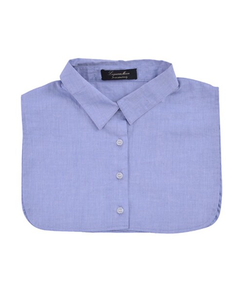 LAGUNAMOON（ラグナムーン）の「【CASUAL】ベーシックcollar（トップス・レディース・ホワイト/アイスブルー・F）」の4枚目の写真