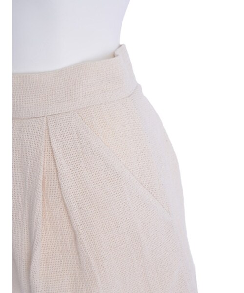 LAGUNAMOON(ラグナムーン)の「【CASUAL】スカラップハイウエストショートパンツ(パンツ・レディース・アイボリー/ブラック/ネイビー・S/M)」の9枚目の写真