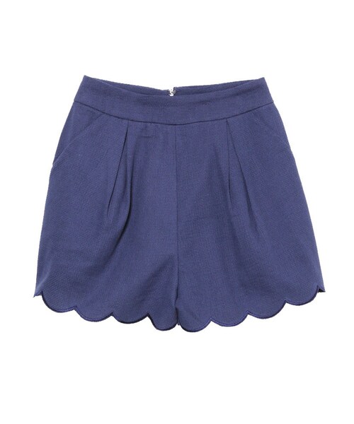 LAGUNAMOON(ラグナムーン)の「【CASUAL】スカラップハイウエストショートパンツ(パンツ・レディース・アイボリー/ブラック/ネイビー・S/M)」の16枚目の写真