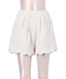 LAGUNAMOON | 【CASUAL】スカラップハイウエストショートパンツ(パンツ)