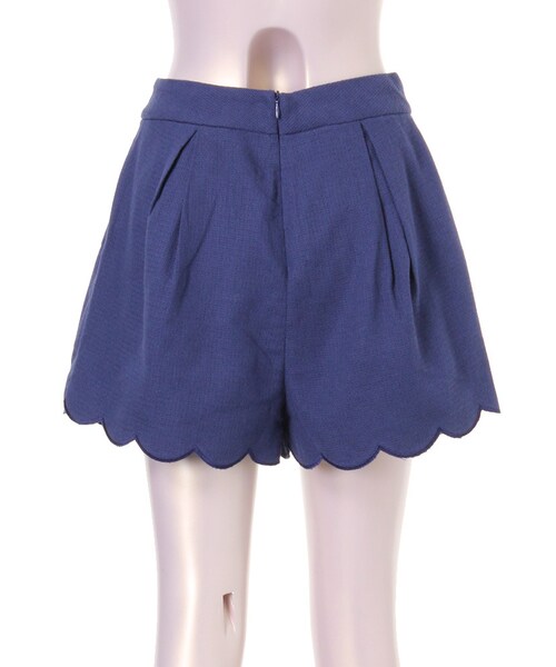 LAGUNAMOON(ラグナムーン)の「【CASUAL】スカラップハイウエストショートパンツ(パンツ・レディース・アイボリー/ブラック/ネイビー・S/M)」の11枚目の写真