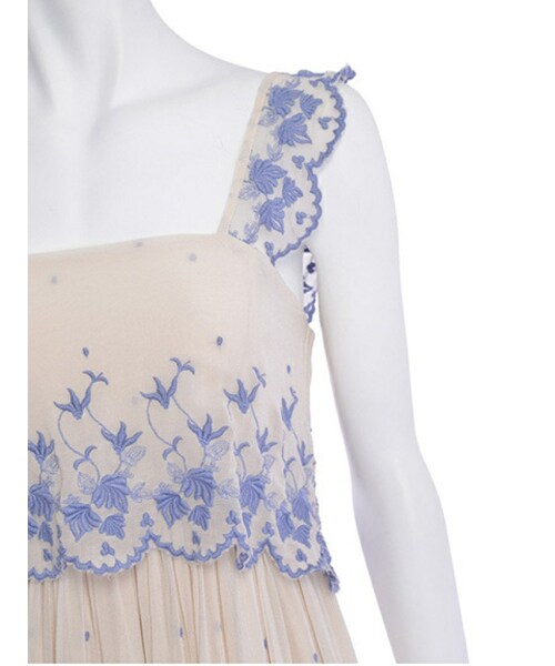 【M☺︎】マーキュリーデュオ　黒 花柄刺繍 シースルー 半袖ロングドレス M☺︎様 専用】マーキュリーデュオ 黒 花柄刺繍 シースルー 半袖