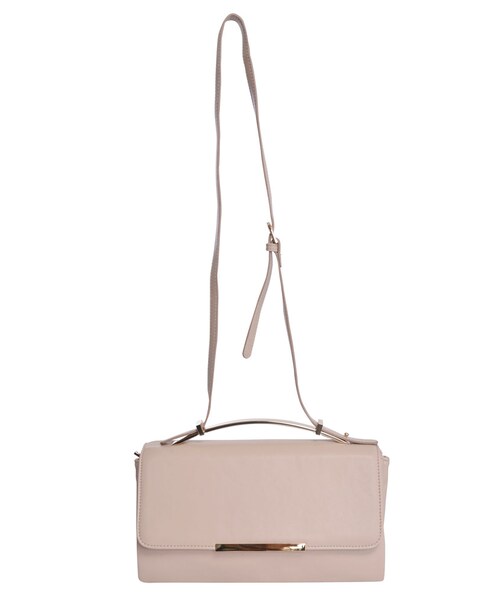 MERCURYDUO(マーキュリーデュオ)の「【GDS】 メタルプレート2wayバッグ(バッグ・レディース・オフホワイト/ブラック/アイスブルー/ベージュ・F)」の3枚目の写真