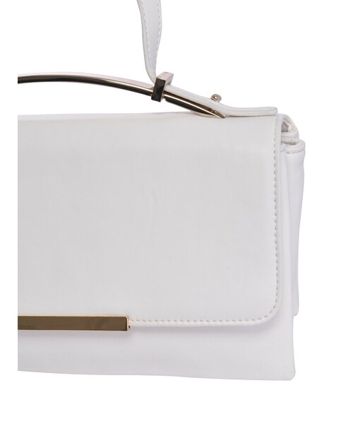 MERCURYDUO(マーキュリーデュオ)の「【GDS】 メタルプレート2wayバッグ(バッグ・レディース・オフホワイト/ブラック/アイスブルー/ベージュ・F)」の8枚目の写真