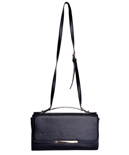 MERCURYDUO(マーキュリーデュオ)の「【GDS】 メタルプレート2wayバッグ(バッグ・レディース・オフホワイト/ブラック/アイスブルー/ベージュ・F)」の2枚目の写真