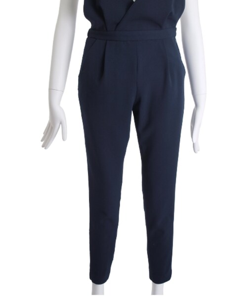 MERCURYDUO(マーキュリーデュオ)の「LUX ロングテーパードサロペット(オールインワン・サロペット・レディース・ブラック/ネイビー/キャメル・S/M)」の9枚目の写真