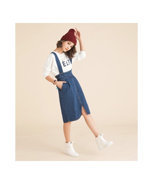 gracegift(グレースギフト)の「金屬釦綁帶內增高印花休閒鞋(シューズ・レディース・銀/粉紅/深藍/白/酒紅/黑・35/36/37/38/39/40/41)」の9枚目の写真