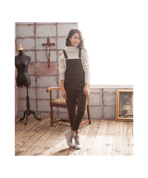 gracegift(グレースギフト)の「金屬釦綁帶內增高印花休閒鞋(シューズ・レディース・銀/粉紅/深藍/白/酒紅/黑・35/36/37/38/39/40/41)」の19枚目の写真