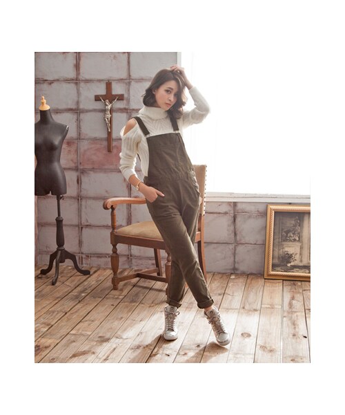 gracegift(グレースギフト)の「金屬釦綁帶內增高印花休閒鞋(シューズ・レディース・銀/粉紅/深藍/白/酒紅/黑・35/36/37/38/39/40/41)」の17枚目の写真