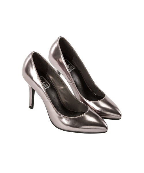 gracegift（グレースギフト）の「微尖頭金屬色高跟鞋（シューズ・レディース・銀/銀灰・35/36/37/38/39/40/41）」の14枚目の写真