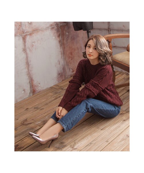 gracegift（グレースギフト）の「微尖頭金屬色高跟鞋（シューズ・レディース・銀/銀灰・35/36/37/38/39/40/41）」の20枚目の写真