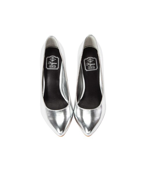 gracegift（グレースギフト）の「微尖頭金屬色高跟鞋（シューズ・レディース・銀/銀灰・35/36/37/38/39/40/41）」の3枚目の写真