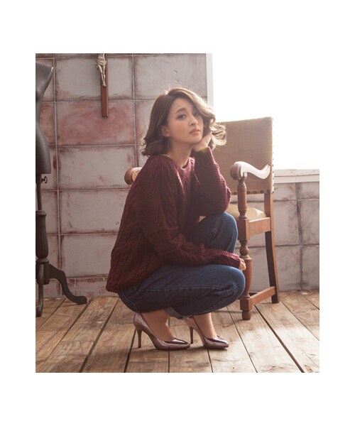 gracegift（グレースギフト）の「微尖頭金屬色高跟鞋（シューズ・レディース・銀/銀灰・35/36/37/38/39/40/41）」の19枚目の写真