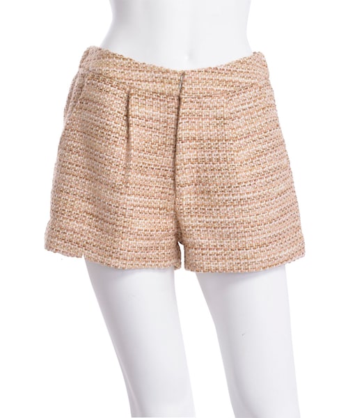 MERCURYDUO(マーキュリーデュオ)の「【DUO】タックツイードSIMPLE SPT(パンツ・レディース・アイボリー/ブラック/ベージュ・F)」の4枚目の写真