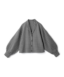 GRL | チェック柄ショート丈オーバーシャツ(シャツ/ブラウス)