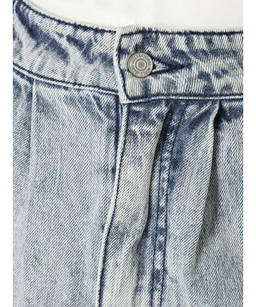 merry jenny（メリージェニー）の「ボリュームデニムパンツ（パンツ・レディース・ブルー/インディゴ・S/M）」の7枚目の写真