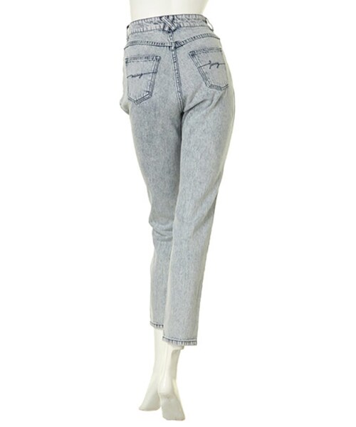 merry jenny（メリージェニー）の「ボリュームデニムパンツ（パンツ・レディース・ブルー/インディゴ・S/M）」の4枚目の写真