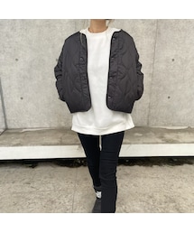 copine | ウェーブキルティングショートジャケット(2color/2size)(その他アウター)