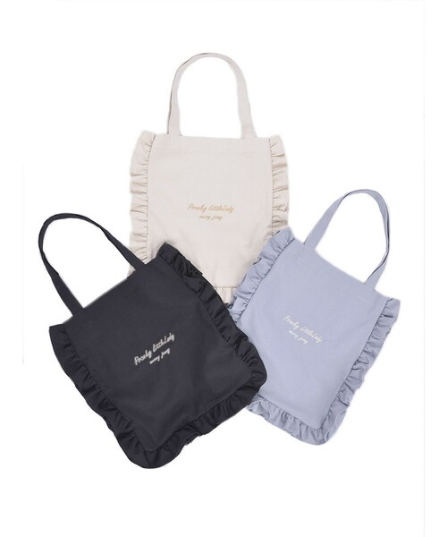 Merry Jenny メリージェニー の ロゴフリルトート バッグ Wear