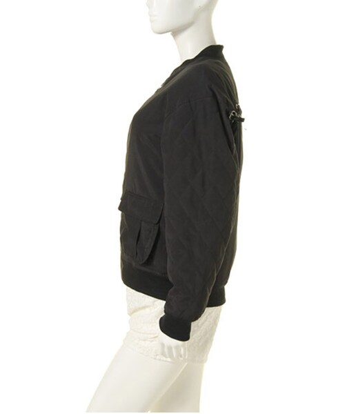 merry jenny（メリージェニー）の「ピーチレースアップブルゾン（ジャケット/アウター・レディース・ブラック/ピンク/ブルー・F）」の7枚目の写真