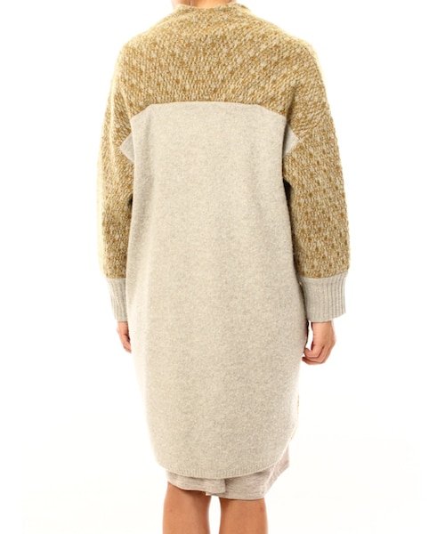 ADIEU TRISTESSE(アデュートリステス)の「強縮ジャガードコンビニットコート(トップス・レディース・ベージュ系/チャコール系・F)」の5枚目の写真