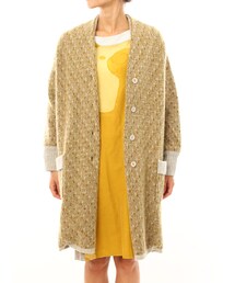 ADIEU TRISTESSE | 強縮ジャガードコンビニットコート(トップス)