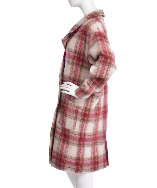 merry jenny（メリージェニー）の「【casual】チェックチェスターコート（ジャケット/アウター・レディース・ブラック/レッド/ブルー・F）」の12枚目の写真