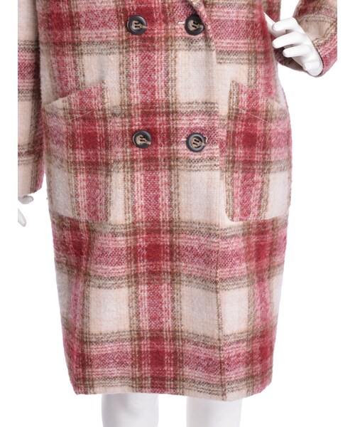 merry jenny（メリージェニー）の「【casual】チェックチェスターコート（ジャケット/アウター・レディース・ブラック/レッド/ブルー・F）」の8枚目の写真