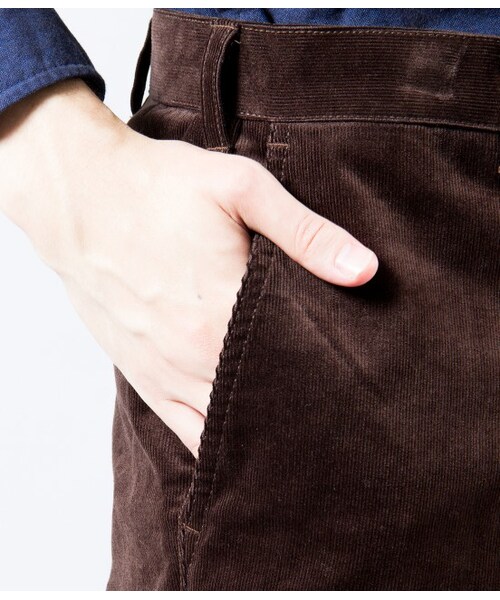 JUNMEN(ジュンメン)の「【先行予約】ストレッチコーデュロイトラウザース(パンツ・メンズ・ダークブラウン/ベージュ/ネイビー・S/M/L/L1)」の8枚目の写真