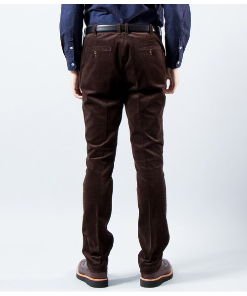 JUNMEN(ジュンメン)の「【先行予約】ストレッチコーデュロイトラウザース(パンツ・メンズ・ダークブラウン/ベージュ/ネイビー・S/M/L/L1)」の6枚目の写真