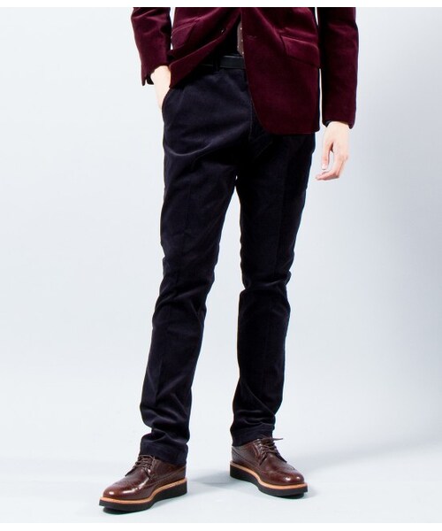 JUNMEN(ジュンメン)の「【先行予約】ストレッチコーデュロイトラウザース(パンツ・メンズ・ダークブラウン/ベージュ/ネイビー・S/M/L/L1)」の3枚目の写真