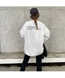 copine | 裏起毛フロント&バックロゴスウェット(3color)(スウェット)