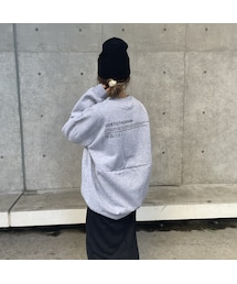 copine | 裏起毛フロント&バックロゴスウェット(3color)(スウェット)