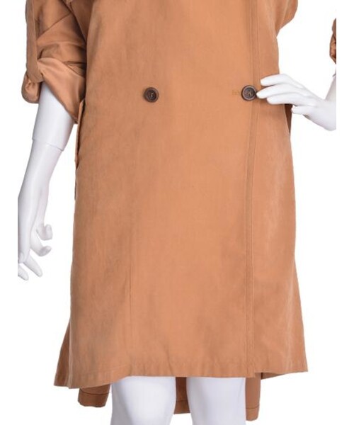 MICOAMERI（ミコアメリ）の「TRENCH CT（ジャケット/アウター・レディース・オフホワイト/ブラウン/カーキ・F）」の18枚目の写真