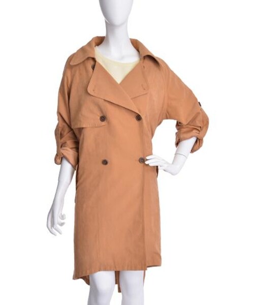 MICOAMERI（ミコアメリ）の「TRENCH CT（ジャケット/アウター・レディース・オフホワイト/ブラウン/カーキ・F）」の12枚目の写真