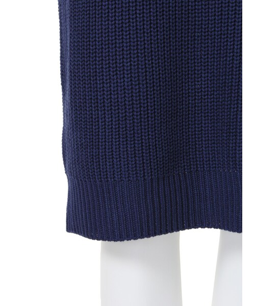 MURUA（ムルーア）の「【CASUAL】スタンドネックロングニットOP（ワンピース/ドレス・レディース・ブラック/グリーン/ネイビー/ミックス・1/2）」の13枚目の写真