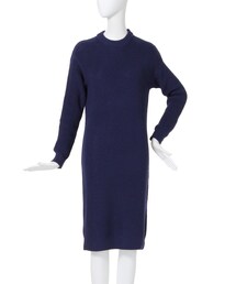 MURUA | 【CASUAL】スタンドネックロングニットOP(ワンピース/ドレス)