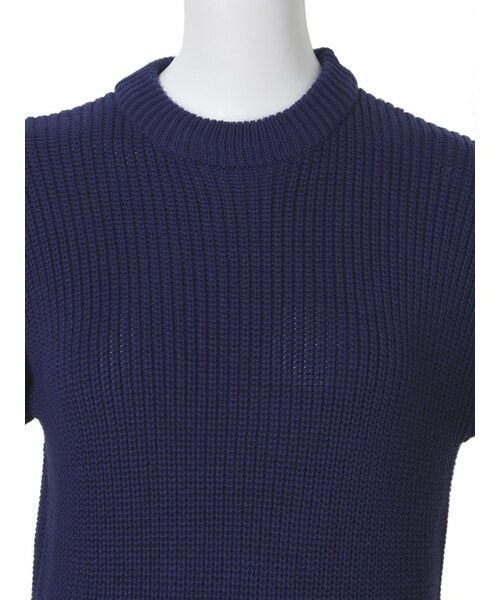 MURUA（ムルーア）の「【CASUAL】スタンドネックロングニットOP（ワンピース/ドレス・レディース・ブラック/グリーン/ネイビー/ミックス・1/2）」の11枚目の写真