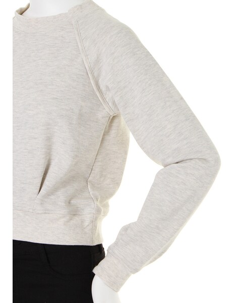 MURUA（ムルーア）の「【CASUAL】タックデザインスウェットTOPS（トップス・レディース・アイボリー/グレー/ブラック・F）」の8枚目の写真