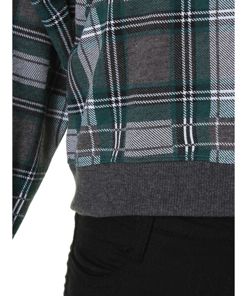 MURUA（ムルーア）の「【CASUAL】チェックスウェットＰＯ（トップス・レディース・レッド/グリーン・F）」の8枚目の写真