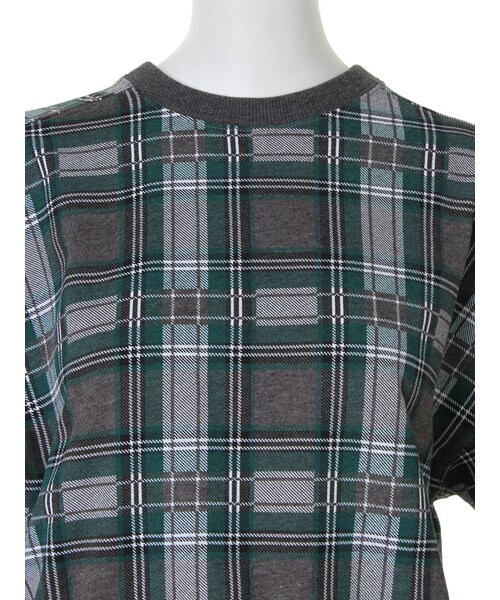 MURUA（ムルーア）の「【CASUAL】チェックスウェットＰＯ（トップス・レディース・レッド/グリーン・F）」の6枚目の写真