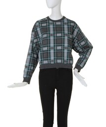 MURUA | 【CASUAL】チェックスウェットＰＯ(トップス)